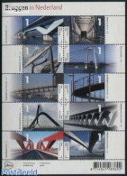 Netherlands 2015 Bridges 10v M/s, Mint NH, Transport - Ships And Boats - Art - Bridges And Tunnels - Nuevos