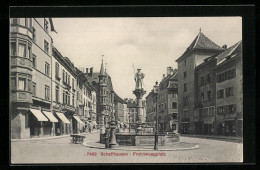 AK Schaffhausen, Brunnen Am Frohnwaagplatz  - Andere & Zonder Classificatie