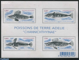 French Antarctic Territory 2015 Adelie Land Fish S/s, Mint NH, Nature - Fish - Ungebraucht