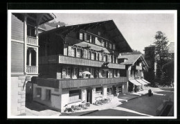AK Adelboden, Hotel Gasthof Zum Bären Von P. Burn  - Adelboden