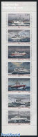 French Antarctic Territory 2015 Ships 7v In Booklet, Mint NH, Nature - Transport - Birds - Fishing - Stamp Booklets - .. - Neufs