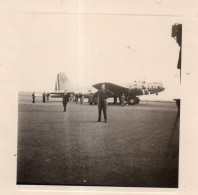 Photographie Photo Anonyme Vintage Snapshot Avion Aviation Plane  - Aviation