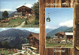 72322407 Zell Ziller Tirol Gasthaus Grindlalm Zum Enzian Sepp Zell Am Ziller - Autres & Non Classés