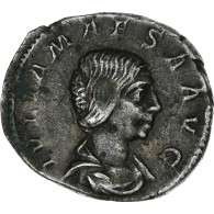 Julia Maesa, Denier, 218-222, Rome, Argent, TTB+, RIC:268 - The Severans (193 AD Tot 235 AD)
