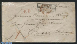 Germany, Berlin 1861 Letter, Berlin Stadtpost To Cette, Postal History - Other & Unclassified