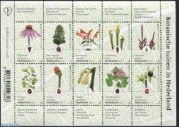 Netherlands 2017 Botanic Gardens 10v M/s, Mint NH, Nature - Flowers & Plants - Gardens - Unused Stamps