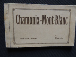 CHAMONIX - MONT-BLANC. Carnet De 10 Cartes Postales (TBE) - Dépliants Touristiques