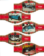 TAF  10 VITOLAS FORMATO GRANDE  "OLD CARS"  Nºs. 39-48 - Bagues De Cigares