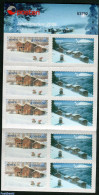 Norway 2008 Christmas Booklet, Mint NH, Religion - Christmas - Unused Stamps