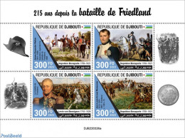 Djibouti 2022 215 Years Since The Battle Of Friedland, Mint NH, History - Nature - Various - Militarism - Napoleon - H.. - Militaria