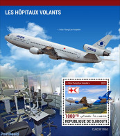 Djibouti 2023 Flying Hospitals, Mint NH, Health - Transport - Aircraft & Aviation - Flugzeuge