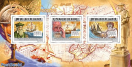 Guinea, Republic 2012 Gerard Mercator, Mint NH, History - Transport - Various - Explorers - Ships And Boats - Maps - Onderzoekers