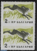 Bulgaria 1958 Imperforated In The Middle. Issued Without Gum., Mint NH, History - Nature - Various - Europa Hang-on Is.. - Ongebruikt