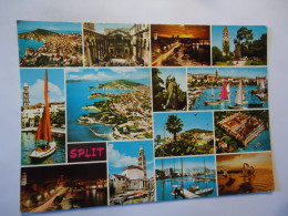 CROATIA   POSTCARD  PANORAMA SPLIT  FREE AND COMBINED   SHIPPING - Croatia