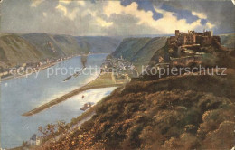 72319595 St Goar Mit St Goarshausen Und Ruine Rheinfels St. Goar - St. Goar