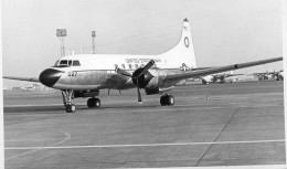 Photographie Photo Vintage Snapshot Avion Aviation Plane Convair - Aviation