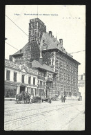 Liège Tramway Pferd Attelage Cheval Horse Mont De Piété Et Maison Curtius Htje - Liège