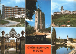 72318596 Gyoer Turm Schloss  Gyoer - Hongrie