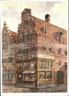 72317655 Deventer Altes Steinhaus Kuenstlerkarte Deventer - Other & Unclassified