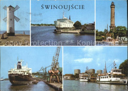 72317444 Swinoujscie Swinemuende M F Wawel Latarnia Morska Nabrzeze Portowe  Swi - Polen