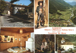 72316921 Merano Suedtirol Sandwirt Geburtshaus Andreas Hofers Kaminzimmer Kapell - Other & Unclassified