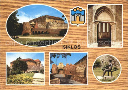 72316794 Siklos Schloss Portal Eingang Skulptur Siklos - Hungary