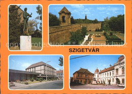 72316791 Szigetvar Skulptur Stadtmauer Teilansichten Szigetvar - Hongrie