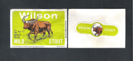 WILSON  MILD  STOUT - 25 CL   - BIERETIKET (BE 798) - Bier