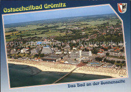 72316265 Groemitz Ostseebad Strand Fliegeraufnahme Brenkenhagen - Groemitz