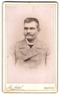 Fotografie Kis Antal, Köszegen, Ungermarkt 744, Portrait Mann Mit Moustache  - Anonymous Persons