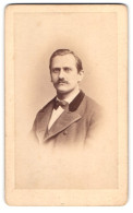 Fotografie L. Belitski, Nordhausen, Portrait Mann Mit Schnauzer  - Personnes Anonymes