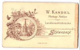 Fotografie W. Kandel, Schwabach, Landknechtsbrücke, Ansicht Schwabach, Der Schöne Brunnen Am Königsplatz  - Lieux
