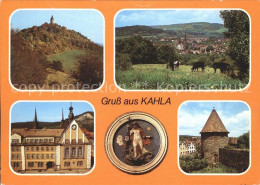 72315068 Kahla Thueringen Leuchtenburg Rathaus Wappen Wehrturm Stadtmauer Kahla  - Andere & Zonder Classificatie