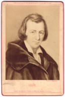 Fotografie Friedr. Bruckmann, München, Portrait Heinrich Heine Mit Mantel  - Célébrités