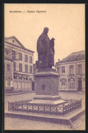 AK Gembloux, Statue Sigebert  - Gembloux