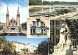 72314590 Szeged Denkmal Muenster Anlegestelle  Szeged - Hongrie