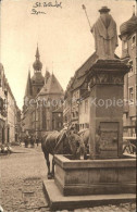 71925642 St Wendel Blick Auf Den Dom Am Wendelinusbrunnen St. Wendel - Sonstige & Ohne Zuordnung