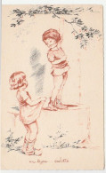 Illustrateur E. NAUDY 1934, Enfants,  "un Type ...culotté " - Naudy