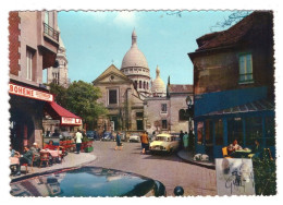 PARIS Montmartre La Place Du Tertre (carte Photo Animée) - Plätze