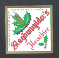 BROUWERIJ SLAGHMUYLDER - NINOVE - AALST -   SLAGHMUYLDER'S KERSTBIER    -    BIERETIKET (BE 845) - Bière