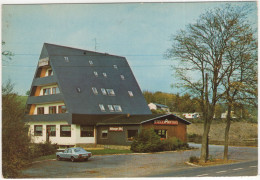 Büllingen: FORD CONSUL/GRANADA - Hotel 'Haus Tiefenbach' - 'Bitburger Bier' & 'Stella Artois' Neons - (Deutschland) - Voitures De Tourisme