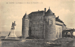 76 DIEPPE LE CHÂTEAU STATUE DE VAUQUELIN - Dieppe