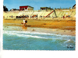 CPSM HAUTEVILLE SUR MER ( Manche) La Plage - Autres & Non Classés