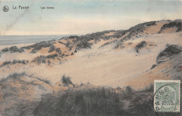 BELGIQUE FLANDRE OCCIDENTALE DE PANNE LA PANNE LES DUNES - De Panne