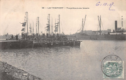 76 LE TREPORT TORPILLEURS AU BASSIN - Le Treport