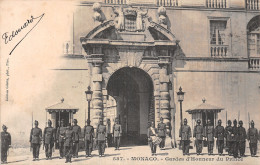 MONACO LE PALAIS LA GARDES D HONNEUR - Prinselijk Paleis