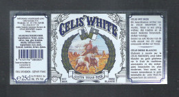 BROUWERIJ CELIS EUROPA - OPWIJK - CELIS WHITE  - 25 CL -   BIERETIKET (BE 853) - Bière