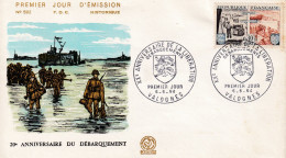 FDC 1964  VALOGNES - 1960-1969