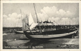 71925044 Ahlbeck Ostseebad Fischerboote Seebruecke Seebad Bansin - Autres & Non Classés