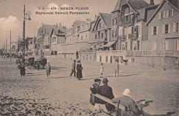 62 BERCK PLAGE ESPLANADE OQWALD PARMENTIER - Berck